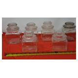 Apothacary Glass Canisters With Lids