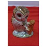 Beatrix Potter OLD MR. BROWN OWL SQUIRREL Warne
