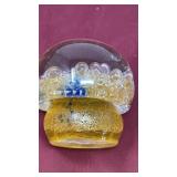 Mushroom paperweight handmade KOSTA, Sweden