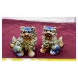 Salt and pepper shakers FU/FOO DOG Chinese