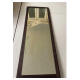 Antique/dumb waiter door-Mirror 29 x 11