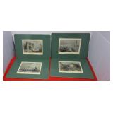 Vintage Lady Clare London Placemats Hard Board