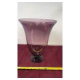Large purple vase