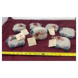 New Lizzie, hi wool lambs on wood frame