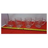 Etched Mugs Eagles Around The World