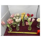 Like real tulips in glass with fake water