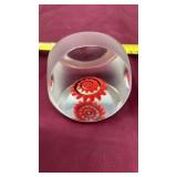 Unusual flower paperweight