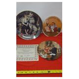 Norman Rockwell plates