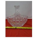 Cut Glass Basket