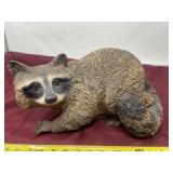 Heavy animal, classic raccoon heavier than resin