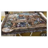 Tags on Boyds bears throw blanket