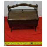 Small Wooden Sewing Caddy