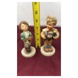 Hummel boy figurines Signed