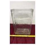 Gould glass battery jar