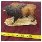 Italian artist Auro Belcari, porcelain bison