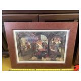 Framed and signed LTD edition Christmas morning