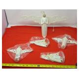 Gallerie II  Wooden Folk Art Angels