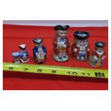 Royal Doulton Miniature Figurine Mugs Occupied