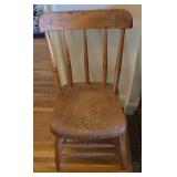Spindle Back walnut chair