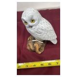 Wooden owl  all hand painted on real wood