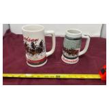 Anheuser, Busch Clydesdale Steins