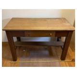 Wood desk built by William C. Jansen in New