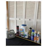 Hand sanitizer, full glass cleaner,Glade spray