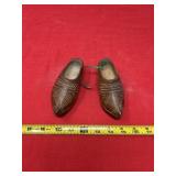 miniature hand-carved wooden clogs from Holland,
