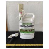 Deer & Rabbit repellent over half full.