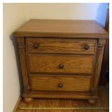3 drawer nightstand measures 28 inches wide x