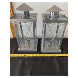 Two small torch holders