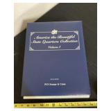 America The Beautiful State Quarters and stamp