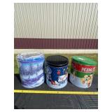 Three Christmas tins