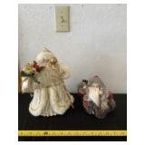 Two Victorian style Santa Claus.