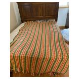 1970ï¿½s Striped crochet afghan measures 50 x 98