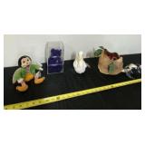 Beanie Babies and Folkmanis woodpecker with