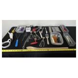 Baster,  ice cream scoops, wooden spoon and all