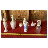 Avon cologne and perfume collectibles.