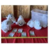 Snow Furries collection with tote and lid.