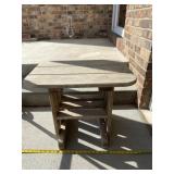 18 inch tall wood table