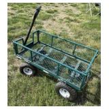 Yard iron wagon, all tires need air
