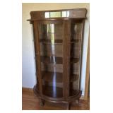 35x 15x 62 1/2 oak china cabinet does