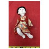 Japanese Ichimatsu-style baby doll, likely dating