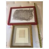 Home Accents framed water color painted by Claire