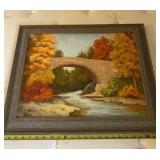 20 x 24 framed painting by Blade.