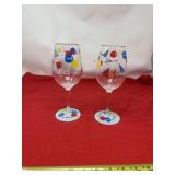 Celebrate wine glasses