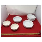 White bowls