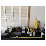 Rust Oleum new black and white paint, shower