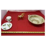 Hand made pottery and china tea set