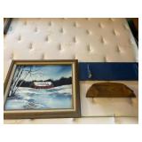 20.5 x 24.5 framed canvas painting by Donna